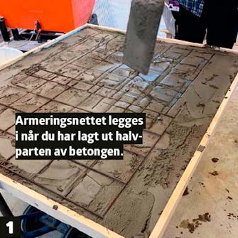 Støpeform til pizzaon Bygge pizzaovn med støpeform